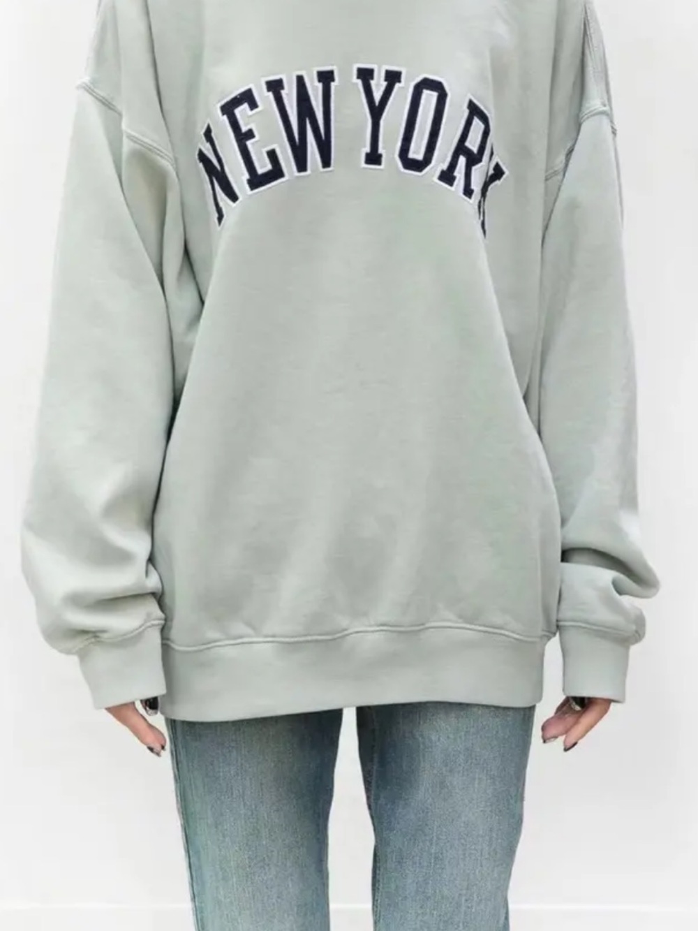 Brandy Melville Embroidered Crewneck